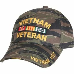 Rothco Tiger Stripe Camouflage - Vietnam Veteran Low Profile Cap