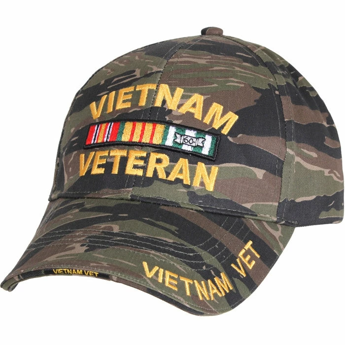 Rothco Tiger Stripe Camouflage - Vietnam Veteran Low Profile Cap 3 Rothco Tiger Stripe Camouflage - Vietnam Veteran Low Profile Cap