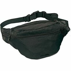 Rothco Bags Black - Army 4-Pocket Fanny Pack - Polyester