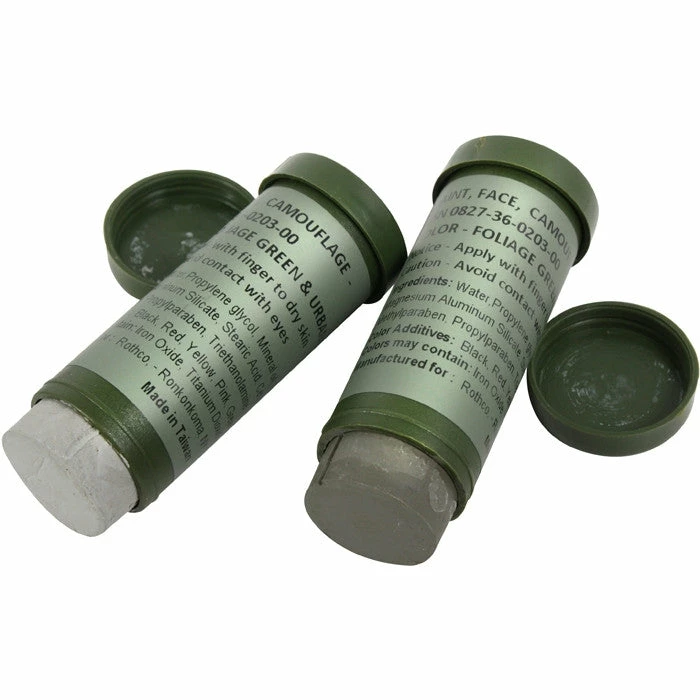 Rothco Foliage Green Urban Grey - NATO Face Paint Stick 3 Rothco Foliage Green Urban Grey - NATO Face Paint Stick