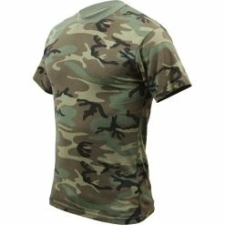 Rothco Woodland Camouflage - Military Vintage T-Shirt Shirts
