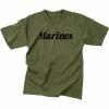 Rothco Olive Drab - MARINES Physical Training T-Shirt 1 Rothco Olive Drab - MARINES Physical Training T-Shirt