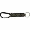 Rothco Black Olive Drab - Tactical Survival Paracord Carabiner Key Chain