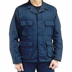 Rothco Navy Blue - Military BDU Shirt - Cotton Ripstop Shirts