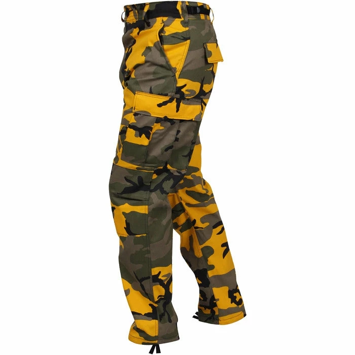 Rothco Stinger Yellow Camouflage - Military BDU Pants - Polyester Cotton Twill 4 Rothco Stinger Yellow Camouflage - Military BDU Pants - Polyester Cotton Twill