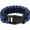 Rothco Royal Blue Black - Deluxe Cobra Weave Paracord Bracelet