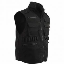 Rothco Vests Black - Tactical Outdoor Military Ranger Vest