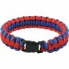 Rothco Red Blue - Cobra Weave Paracord Bracelet Paracord / Rope / Rappelling Gear