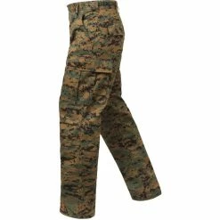 Rothco Digital Woodland Camouflage - Military BDU Pants - Cotton Polyester Twill