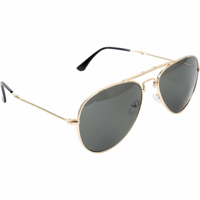 Army Navy Store Gold - Military GI Style Folding Pilots Aviator Sunglasses With Case - Smoke Lenses Sunglasses / Goggles / Optics 4 Army Navy Store Gold - Military GI Style Folding Pilots Aviator Sunglasses With Case - Smoke Lenses Sunglasses / Goggles / Optics