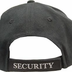 Army Navy Store Black - Public Safety SECURITY Deluxe Adjustable Cap Headwear
