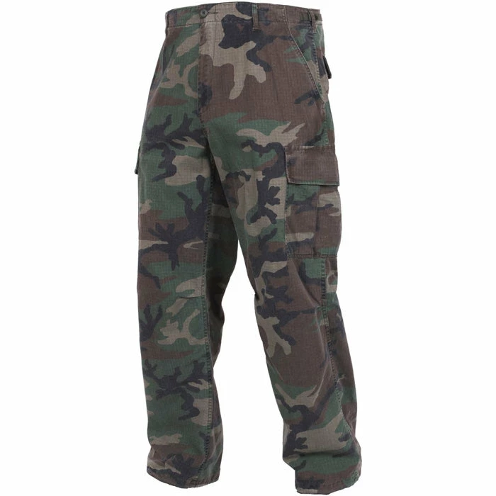 Rothco Woodland Camouflage - Military Vintage Vietnam Fatigue Pants 5 Rothco Woodland Camouflage - Military Vintage Vietnam Fatigue Pants
