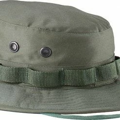 Rothco Headwear Olive Drab - Military Boonie Hat - Polyester Cotton