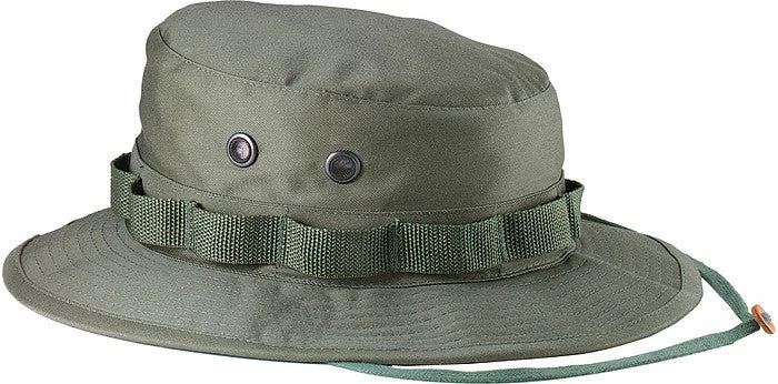 Rothco Headwear Olive Drab - Military Boonie Hat - Polyester Cotton 3 Rothco Headwear Olive Drab - Military Boonie Hat - Polyester Cotton