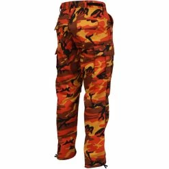 Rothco Savage Orange Camouflage - Military BDU Pants - Polyester Cotton Twill
