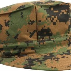 Rothco Digital Woodland Camouflage - US Marine Corps Fatigue Cap Utility Cover 8 Pointed Cap