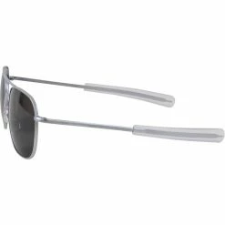 Army Navy Store American Optics Genuine GI Air Force Aviators - Matte Silver Pilots Sunglasses USA Made
