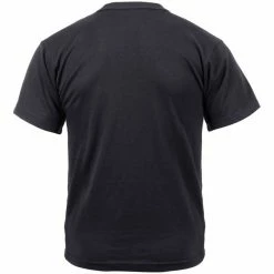 Rothco Black - Military GI Moisture Wicking Short Sleeve T-Shirt - Polyester Shirts