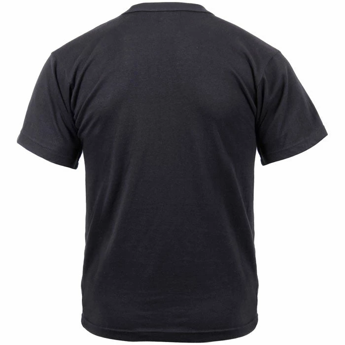 Rothco Black - Military GI Moisture Wicking Short Sleeve T-Shirt - Polyester Shirts 3 Rothco Black - Military GI Moisture Wicking Short Sleeve T-Shirt - Polyester Shirts