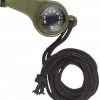 Army Navy Store Olive Drab - Official Military Super Whistle With Compass & Tempature Law Enforcement Gear