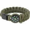Rothco Olive Drab - Cobra Weave Compass Paracord Bracelet Paracord / Rope / Rappelling Gear