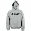 Rothco Grey - ARMY Hooded Pullover Sweatshirt Shirts 1 Rothco Grey - ARMY Hooded Pullover Sweatshirt Shirts