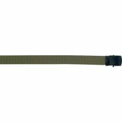 Rothco Belts / Suspenders Olive Drab - Military Web Belt - Black Buckle