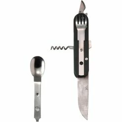 Rothco Military GI Style 5 In 1 Chow Kit With Fork Spoon Knife Corkscrew Can Opener Camping / Survival Gear