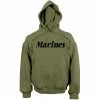 Rothco Olive Drab - MARINES Hooded Pullover Sweatshirt Shirts