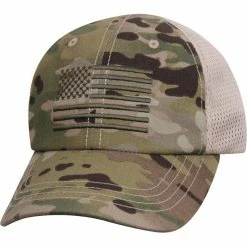Army Navy Store Multicam Camouflage - US Flag Military Adjustable Tactical Mesh Back Cap Headwear 7 Army Navy Store Multicam Camouflage - US Flag Military Adjustable Tactical Mesh Back Cap Headwear