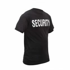 Rothco Shirts Black - Double Sided Official SECURITY Raid T-shirt