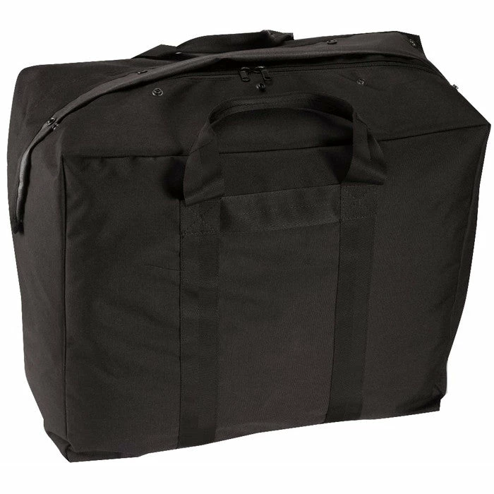 Rothco Black - Military Enhanced Aviator Kit Bag - Nylon 3 Rothco Black - Military Enhanced Aviator Kit Bag - Nylon