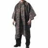 Rothco Digital Woodland Camouflage - GI Enhanced Military Style Poncho - Polyester Ripstop Rainwear