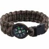 Rothco Woodland Camouflage - Cobra Weave Compass Paracord Bracelet Paracord / Rope / Rappelling Gear