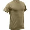 Rothco Coyote Brown AR 670-1 Mil-Spec 100% Polyester Quick Drying T-Shirt Shirts 2 Rothco Coyote Brown AR 670-1 Mil-Spec 100% Polyester Quick Drying T-Shirt Shirts