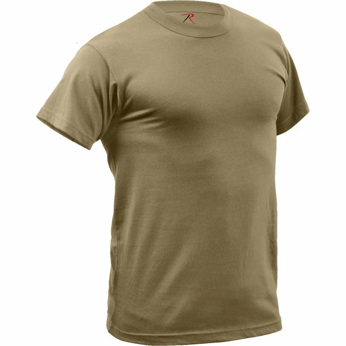 Rothco Coyote Brown AR 670-1 Mil-Spec 100% Polyester Quick Drying T-Shirt Shirts 3 Rothco Coyote Brown AR 670-1 Mil-Spec 100% Polyester Quick Drying T-Shirt Shirts