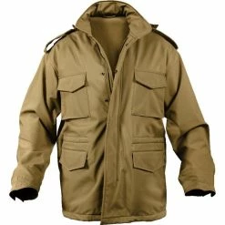 Rothco Jackets / Coats Coyote Brown - Tactical Soft Shell M-65 Field Jacket