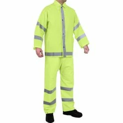 Rothco High-Visibility Reflective 2 Piece Rain Suit