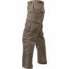 Rothco Khaki - Military BDU Pants - Cotton Ripstop 1 Rothco Khaki - Military BDU Pants - Cotton Ripstop