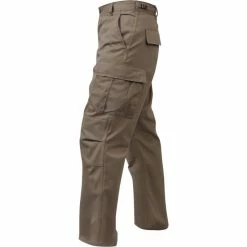 Rothco Khaki - Military BDU Pants - Cotton Ripstop