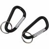 Rothco Black - Accessory Carabiner Set With Key Ring Key Chains 1 Rothco Black - Accessory Carabiner Set With Key Ring Key Chains