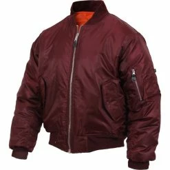 Rothco Maroon - Air Force MA-1 Bomber Flight Jacket Jackets / Coats