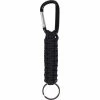 Rothco Black - Tactical Survival Paracord Carabiner Key Chain Key Chains