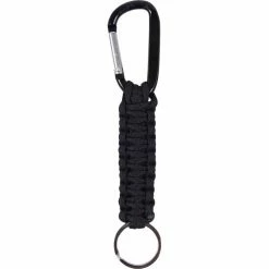 Rothco Black - Tactical Survival Paracord Carabiner Key Chain Key Chains