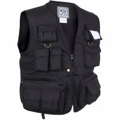 Rothco Black - Fishing And Travel Vest 17 Pockets
