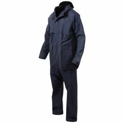 Rothco Navy Blue - Microlite 2-Piece Pants Shirt Lightweight Rain Suit