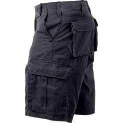 Rothco Black - Military Vintage Paratrooper Cargo Shorts