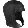 Rothco Black - WWII Style Leather Pilots Helmet Headwear