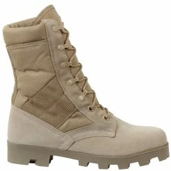 Rothco Desert Tan - Panama Sole Military Speedlace Jungle Boots - Leather 8 In.