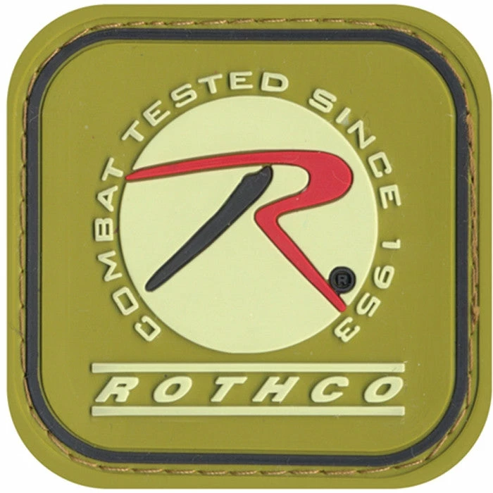 Patches Rothco PVC Patch With Hook And Loop Back 3 Patches Rothco PVC Patch With Hook And Loop Back